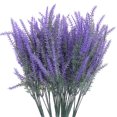 thumbnail image 1 of 30 Paquetes Artificiales Lavanda Flores Imitación Lavanda Flores Plástico para Interior/Exterior Hogar Boda Cocina Jardín Oficina Porche Decoración 14.96"s Púrpura, 1 of 6