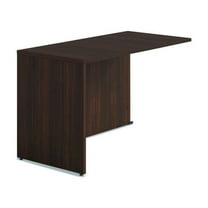 Alera Seville Series Return Shell, Reversible, 48" x 24" x 29", Mahogany