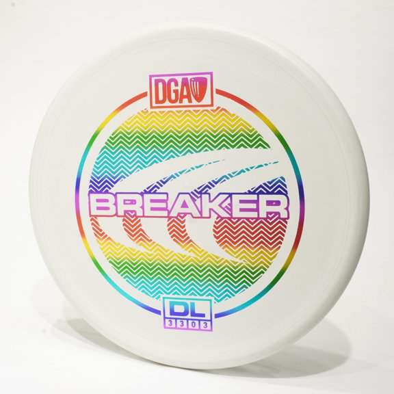 DGA D-Line Breaker Disc Golf Putter & Approach Disc, Pick Color/Weight [Stamp & Exact Color May Vary] Gray (light) 173-174 grams