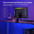thumbnail image 1 of Computer Screen Synchronization Strip Monitor RGB LED PC Backlight Pickup Light for Esports Room for 24 Inch Monitor, 1 of 8
