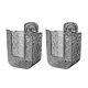 thumbnail image 1 of EZLIFE Pulunto - Caja de almacenamiento para toallitas de cocina (2 unidades), soporte para toallitas desechables para baño, contenedor de toallitas rellenables, soporte para colgar en la pared sin pe, 1 of 7