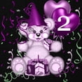thumbnail image 2 of CafePress - BIRTHDAY AGE: 2 (Purple) Maternity Dark T Shirt - Maternity Dark T-Shirt, 2 of 3