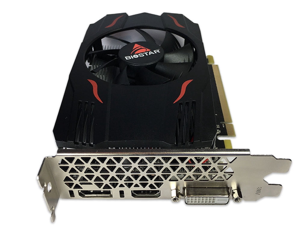 Biostar Radeon RX 550 4GB GDDR5 128-Bit DirectX 12 PCI Express 3.0 x8 DVI-D Dual Link, HDMI, DisplayPort, Gaming Edition