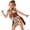 Coffee, variant on shoper Western Vest and Shorts Two Piece Play Dress Up Outfit for Girls, Toddler Outfits for Girls 6