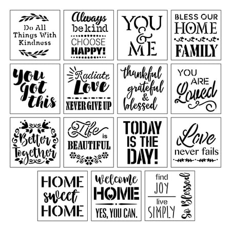 UPC: 0195158804119 | Sentiment Stencils  12  x 12  by Craft Smart®
