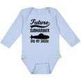 thumbnail image 3 of Inktastic Future Submariner Like Daddy Boys or Girls Long Sleeve Baby Bodysuit, 3 of 5