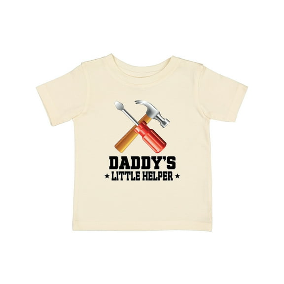Inktastic Daddy Little Helper Tools Boys Baby T-Shirt