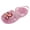 Pink, variant on Glitter Shell Jelly Sandals Girls Size 11.5 Dressy Summer Shoes Comfy Closed Toe Flats Toddler Beach Footwear Kids Pink