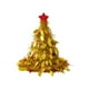 thumbnail image 2 of Sombrero Navideño De Plástico Adorno de estrella para la punta del árbol de Navidad: Gorro de Papá Noel, 38 x 34 x 18 cm, dorado (1 unidad) Rkxzt, 2 of 9