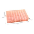 thumbnail image 6 of NUZYZ Storage Box Large Capacity Transparent PP Home 24 Grids Dividers Box for Crafts, 6 of 8