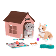 thumbnail image 4 of Our Generation Dog House Playset for 18" Dolls & Plush Pets - OG Puppy House, 4 of 5