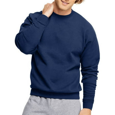 Hanes Big Men's Ecosmart Medium Weight Fleece Crew Neck Sweatshirt
