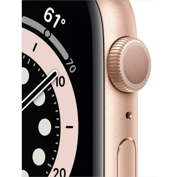 Restored Apple Watch Gen 6 Series 6 Cell 44mm Gold Aluminum - Pink Sand  Sport Band M07G3LL/A (Refurbished)