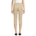 Time and Tru Women's Pull On Capri Pants