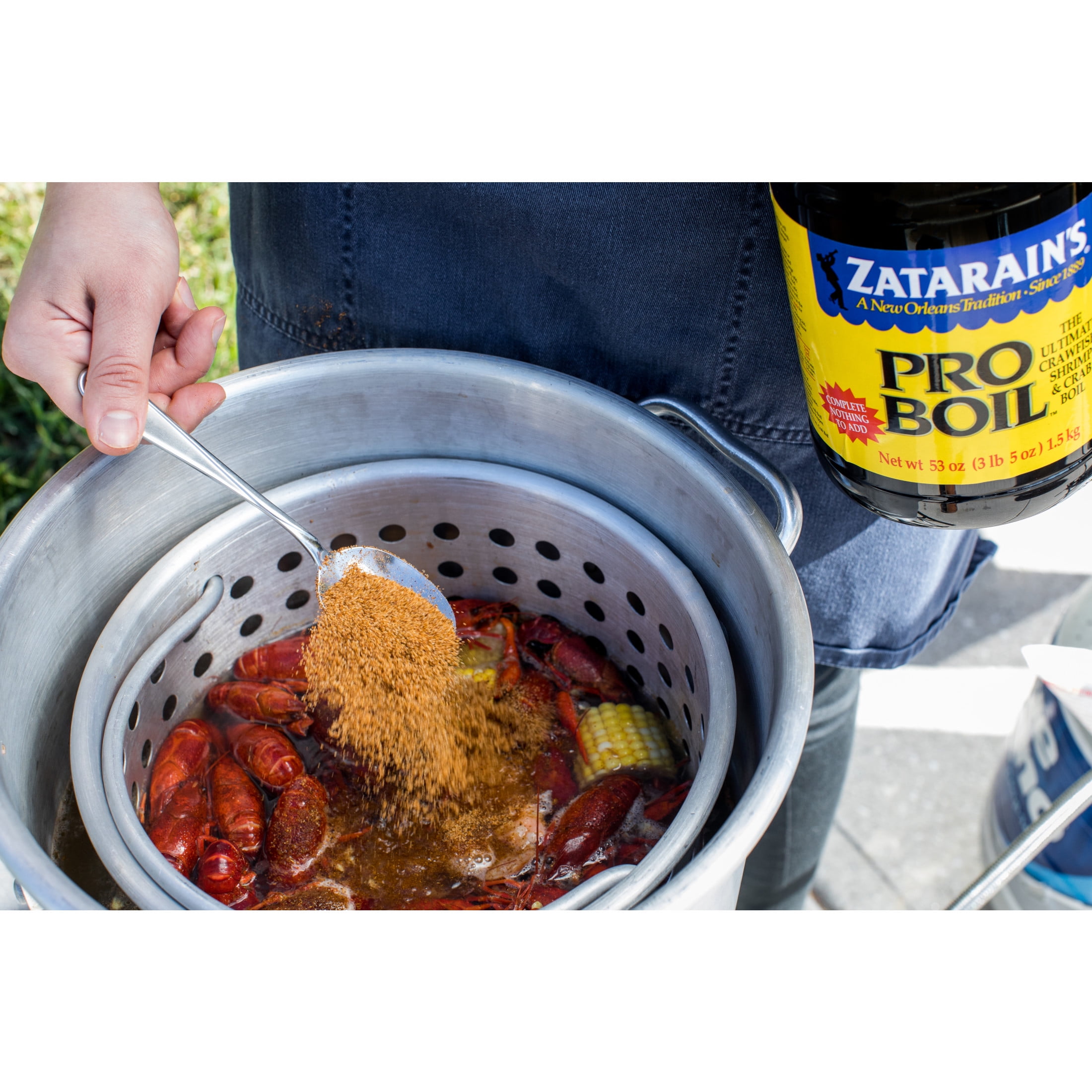 (2 pack) Zatarain's Seafood Pro-Boil, 53.0 oz Jar