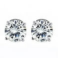 thumbnail image 1 of Earrings Exquisite Circular Zircon Copper Accessory for European and Style Classic Hop Unisex Jewelry, 1 of 8