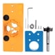 thumbnail image 1 of Hinge Hole Cutter Punch Locator Woodworking Positioning Plate Reaming Drilling Supplies, 1 of 5