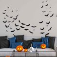 thumbnail image 4 of AYktou Halloween Decorations,Stickers,Stickers for Kids,Three-dimensional Halloween LED Night Light Bats Holiday Party Window Display Garage Decoration PVC Flash Wall Stickers 12/24/48/60pcs, 4 of 7