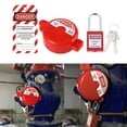 thumbnail image 3 of Herramienta de Bloqueo de de Válvulas Industriales Universales de Resistencia para de Almacenamiento Rojo kusrkot Cerradura segura del tanque de propano de almacenamiento, 3 of 8