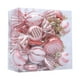 thumbnail image 2 of 18 piezas de adornos de bolas de Navidad, adornos colgantes para árbol de Navidad con colgantes Oro rosa, 2 of 9
