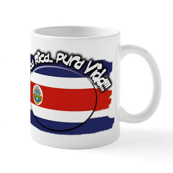 CafePress - COSTA RICA Mug - 11 oz Ceramic Mug - Novelty Coffee Tea Cup