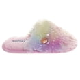 thumbnail image 2 of Badgley Mischka Little Kids Girls Slippers, Pink Multi, 12, 2 of 6