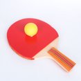 thumbnail image 3 of 1 Set Table Tennis Rackets Anti-slip Grip Pong Racket with Tennis Balls for Player Training (Random handle color), 3 of 8