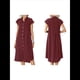 thumbnail image 2 of Vestido Camisero Midi de Relajado Vino Tinto XXL, 2 of 6