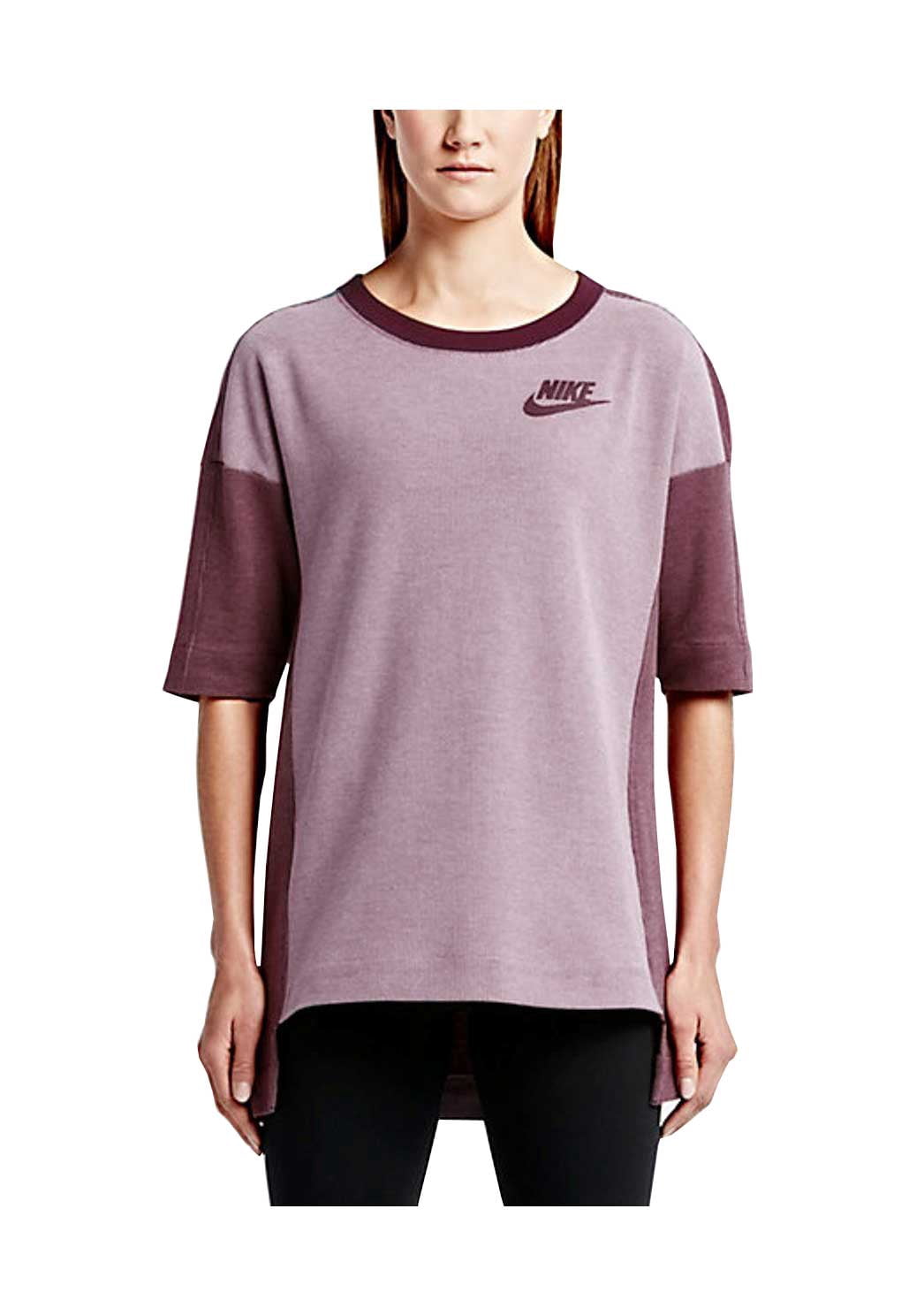 Nike RALLY PLUS CREW Womens Shirt 