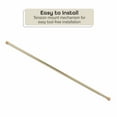 thumbnail image 4 of Achim Fantasia 7/16" Spring Tension Rod, 28-48", Brass, 4 of 5