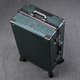 thumbnail image 1 of Equipaje de ángulo recto, marco de aluminio Retro, bolsa de embarque con ruedas Universal, Maleta de caja de cuero con contraseña de viaje de gran capacidad, 1 of 4