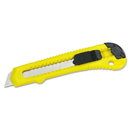 Plastic Retractable Utility Knife - STANLEY 10-143P 18MM Snap-Off Retractable Pocket Utility Knife