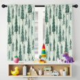 thumbnail image 5 of Blackout Kids Curtains,Light Green Christmas Tree Pattern Childrens Insulated Curtains Set Of 2,Bedroom Essentials,Toddler Room Decor 42"x54", 5 of 5