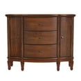 thumbnail image 2 of Bowery Hill Traditional 3 Drawer 2 Drawer Accent Cabinet in Cherry, 2 of 7