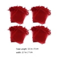 thumbnail image 2 of Homoyoyo Pochette 100 Pcs en Organza Rouge Foncé pour et Cadeaux de Pâques, 2 of 7