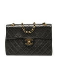 thumbnail image 1 of Pre-Owned CHANEL Coco Mark Deca Matelasse 34 Crossbody Chain Shoulder Bag in Black... (Good), 1 of 10