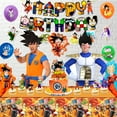 thumbnail image 6 of Dragon Ball Birthday Party Supplies, 31pcs Dragon Ball Party Decorations Set - Dragon Balloon Banner Cake Decorations and Dragon Ball Birthday Balloons for Kids Dragon Ball Themed Birthday Parties, 6 of 8