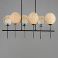 thumbnail image 5 of 12607NABK Maxim Lighting Maldives - 6 Light Chandelier-20.25 Inches Tall and 18 Inches Wide, 5 of 5