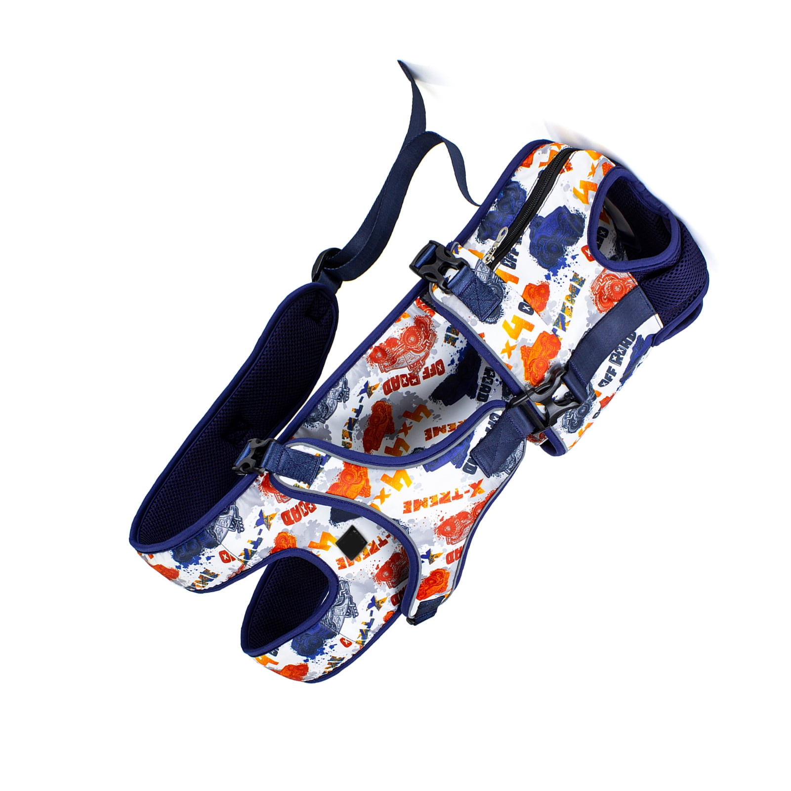 TAILUP Pet Carrier Backpack for Dogs Water-Resistant Adjustable Comfortable Convenient Travel Bag Front Chest Carrier Color Letters Medium (16.14 in / 41 cm)