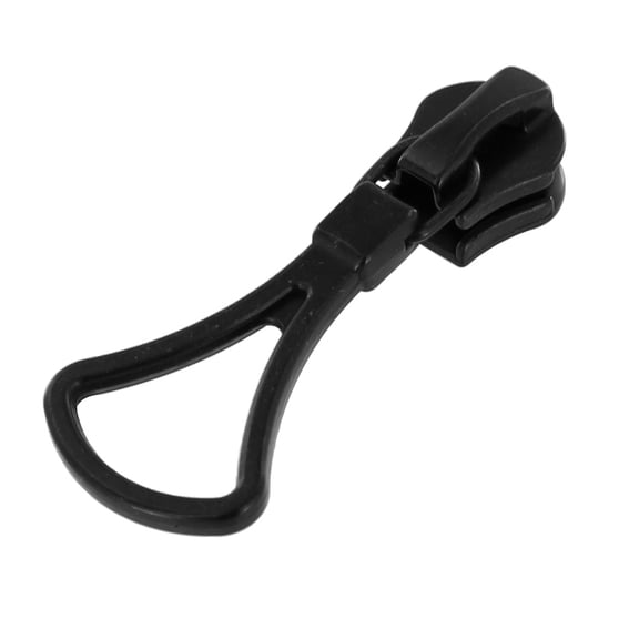 Riri Ascot Zipper Pull, Black, Multiple Sizes