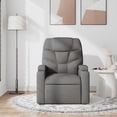 thumbnail image 4 of Sillón Reclinable Masaje Casafoyer Tela Gris Oscuro, 4 of 5