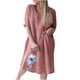 thumbnail image 2 of ICHUANYI Liquidación Moda Mujer Tres Cuartos Manga 3/4 Cuello En V Vestido De Impresión Casual De Verano ICHUANYI WER202308250448, 2 of 5