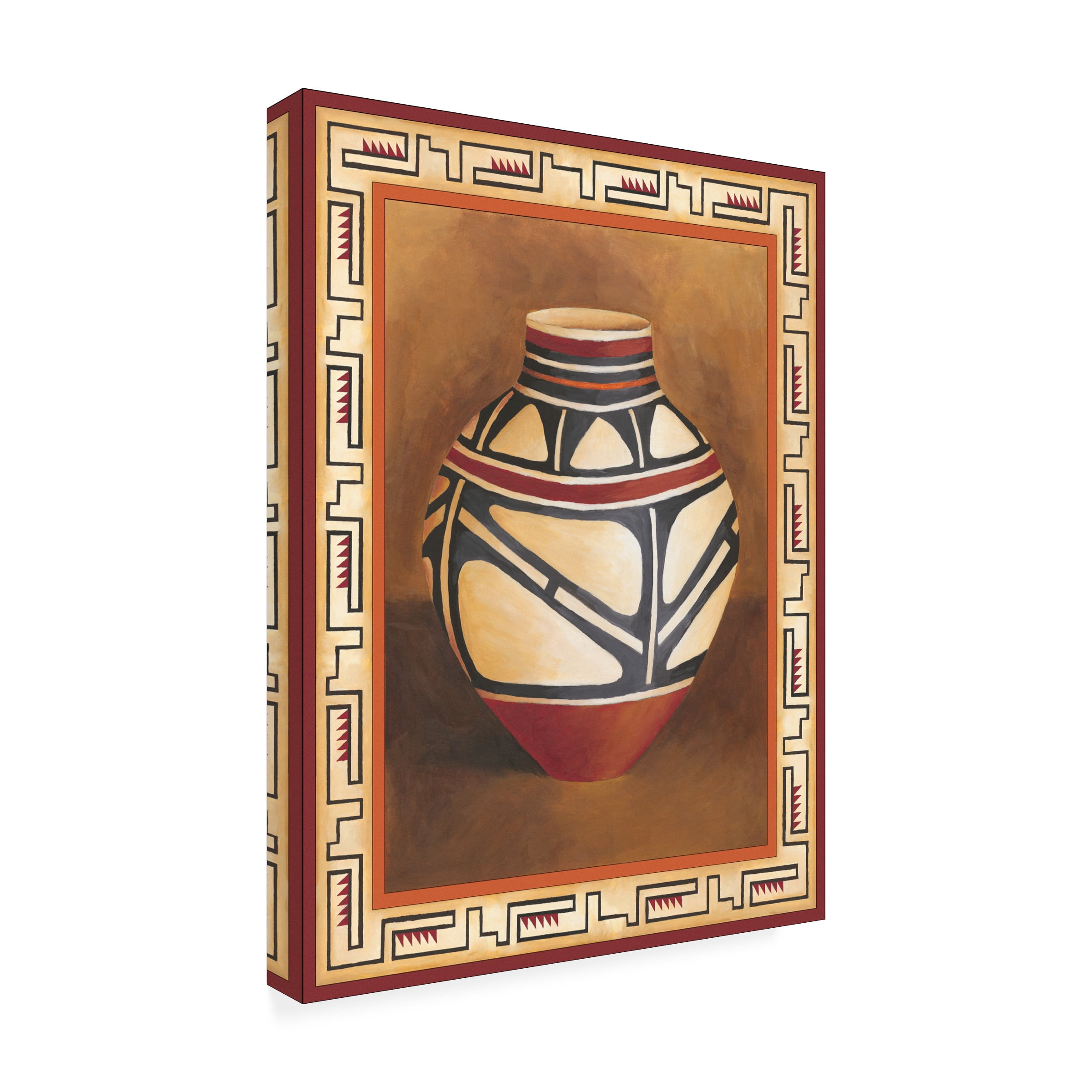 Trademark Fine Art Chariklia Zarris Southwest Pottery I Canvas Wall Art - 18x24