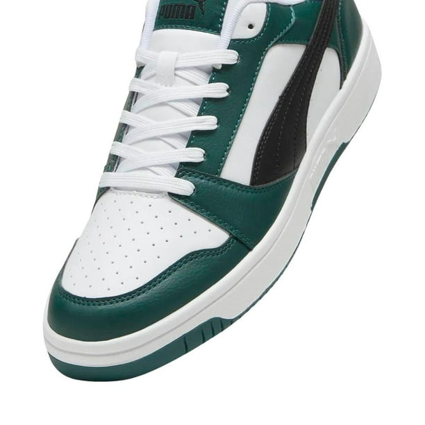 Tenis Puma Rebound V6 Low Green Hombre Casual verde oscuro 30