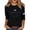 Black, variant on Conairie 4th of July Shirt Women Loose Long Sleeve Crew Neck Patriotic T Shirts American Falg Print Basic Work Tee Vacation Clothes Pink M