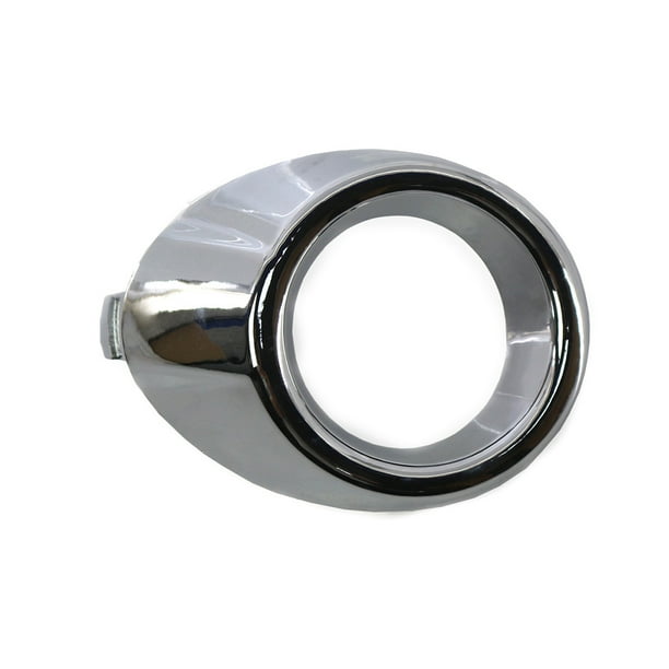 Sidaley Marco de luz antiniebla delantera para coche, embellecedor de lámpara envolvente extraíble, revestimiento de Metal, cubiertas de Vehículos, repuestos y accesorios Mis À droite