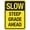 B006, variant on Traffic Reminder Signs Steep Grade Ahead Metal Sign