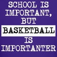 thumbnail image 3 of CafePress - Basketball Is Importanter T Shirt - Dark T-Shirt Kids XS-XL, 3 of 4