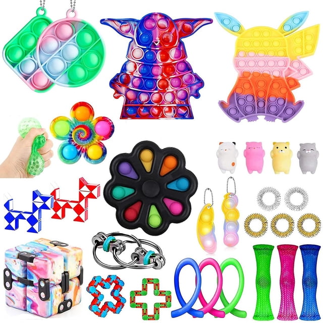 Juguete sensorial Push Bubble Fidget para aliviar el estrés del autismo