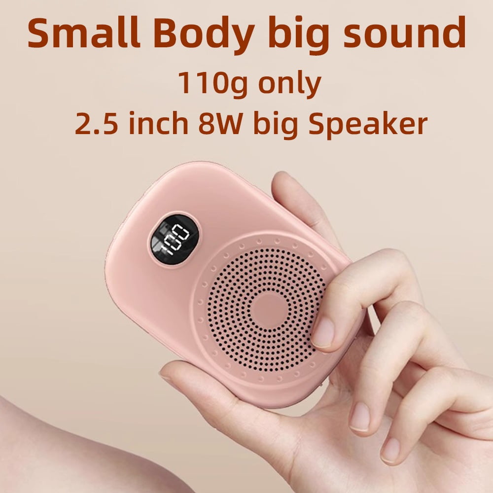 8W 4600mAh Wireless Voice Amplifier Multifunctional Portable Personal Voice Speaker ,True Acoustic Power Amplifier